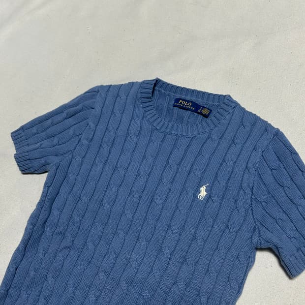 S 폴로랄프로렌 여성용 반팔 니트 