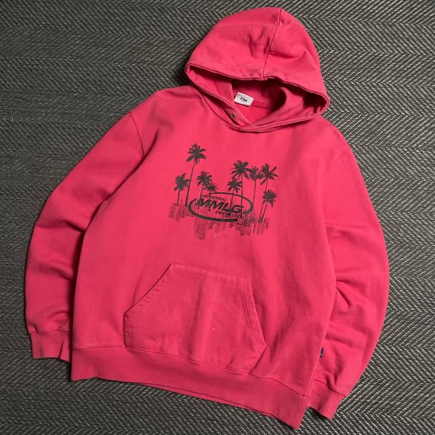 87mm Mmlg 빅로고 박시핏 후드 티셔츠y 5408