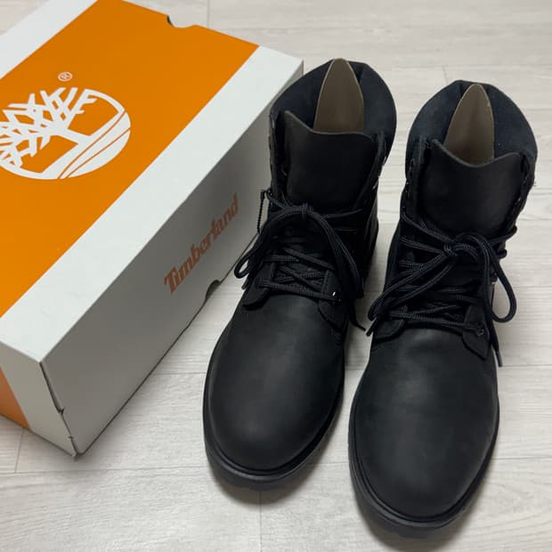 팀버랜드 25 6인치 워터프루프 워커부츠 블랙 270