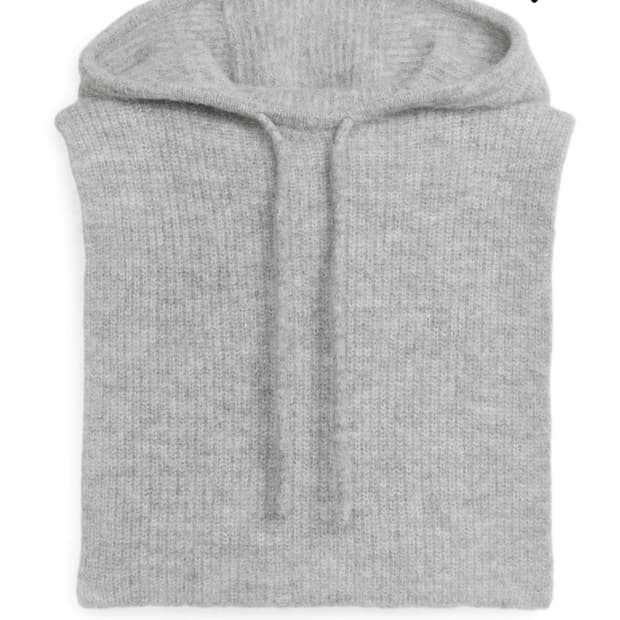 아르켓 니트 후드 빕