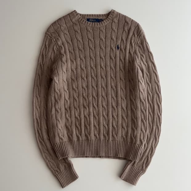 폴로 랄프로렌 케이블 니트 M