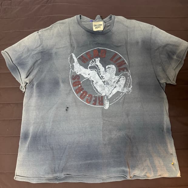 Gellery dept headline records 갤러리뎁 티셔츠