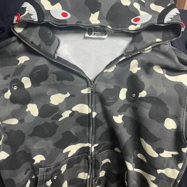 베이프 후드집업 L