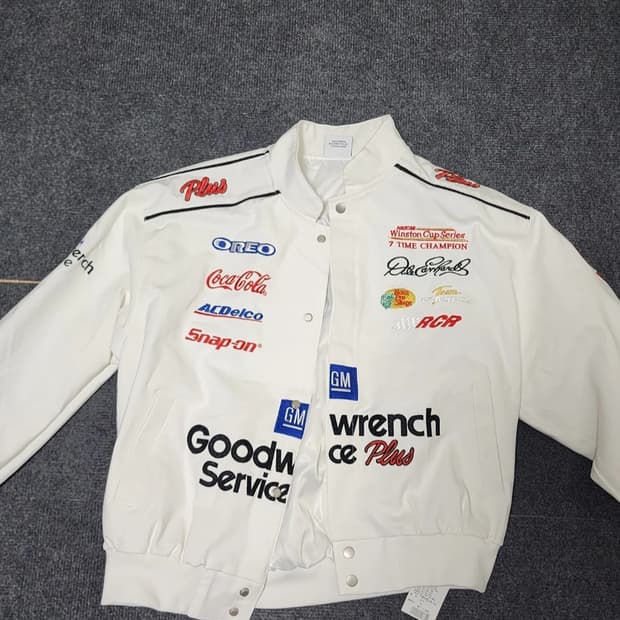 화이트 굿wrench 레이싱 자켓 (새상품)