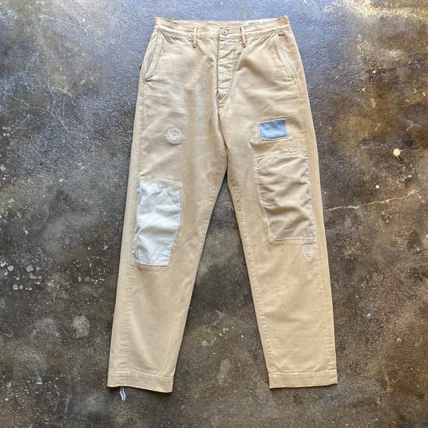 (M) 캐피탈 패치워크 팬츠