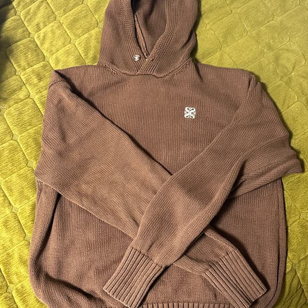 세터 니트 후드 L