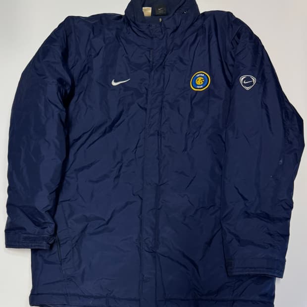 나이키 올드스쿨 인터밀란 바람막이 패딩 점퍼 2XL