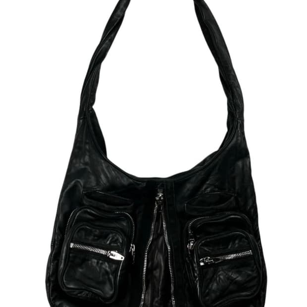 알렉산더왕 빈티지 도나 호보백 블랙