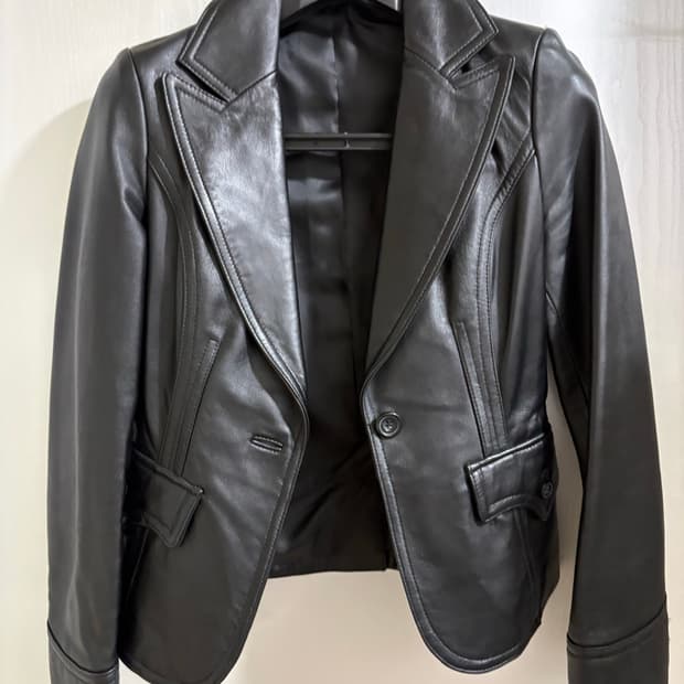 sally&john 램스킨 레더자켓 55사이즈