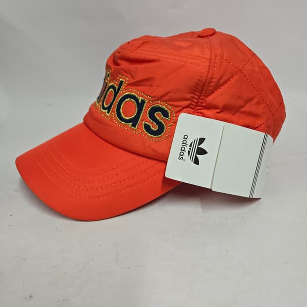 아디다스 오렌지 퀼팅 볼캡 새상품