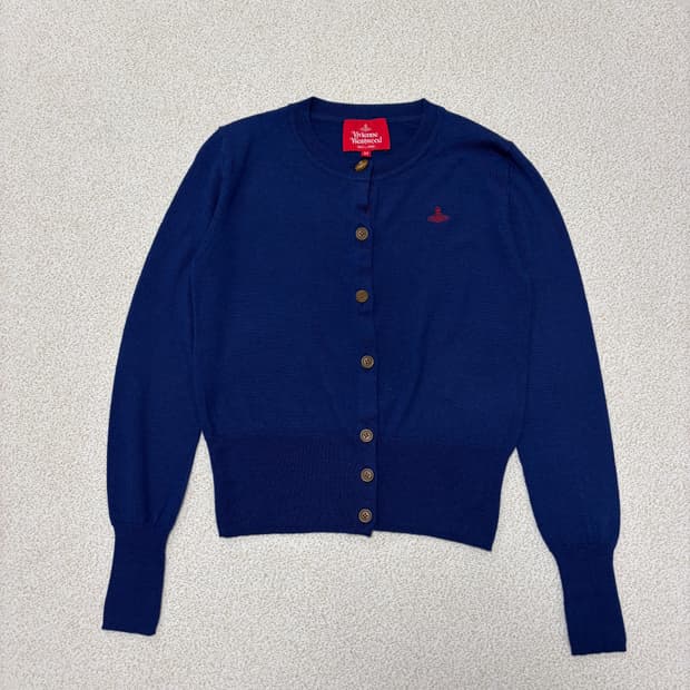 비비안웨스트우드 레드라벨 파인울 베이직 가디건