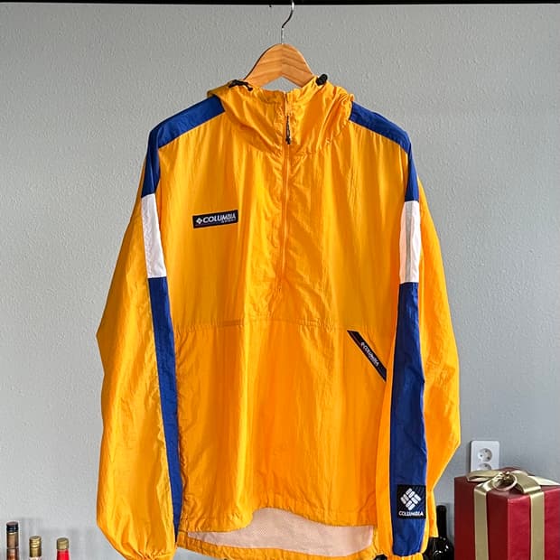 [2XL]컬럼비아 90s 스포츠 풀오버 아노락 바람막이