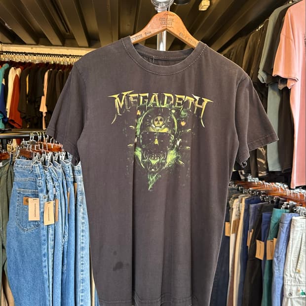 메가데스 Megadeth 락밴드 프린팅 티셔츠