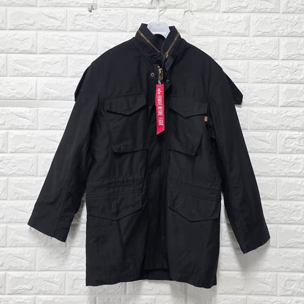 알파인더스트리 M-65 필드 코트 블랙 L