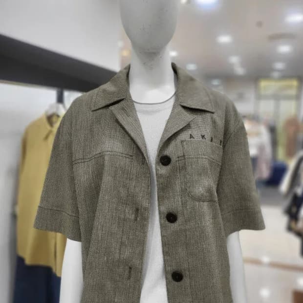 앤클라인(Anne Klein) 자수디테일 린넨자켓 프리사이즈 새상품