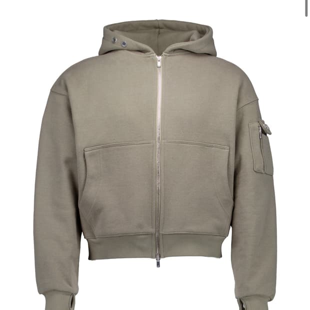 포그서비스 후드집업 애쉬카키 1