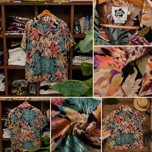 🌺 Aloha Hattie Made in Hawail 하와이셔츠