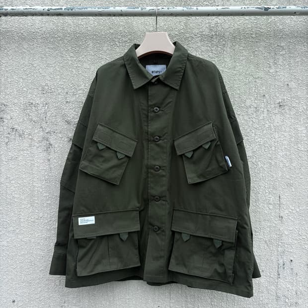 WTAPS 21FW 립스타 자켓 셔츠(L)