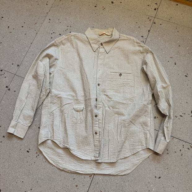 헬로선라이즈 스트라이프 셔츠