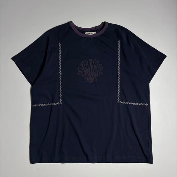 카락터 KARACTOR 쉘 링거 하프 반팔 티셔츠 R3235