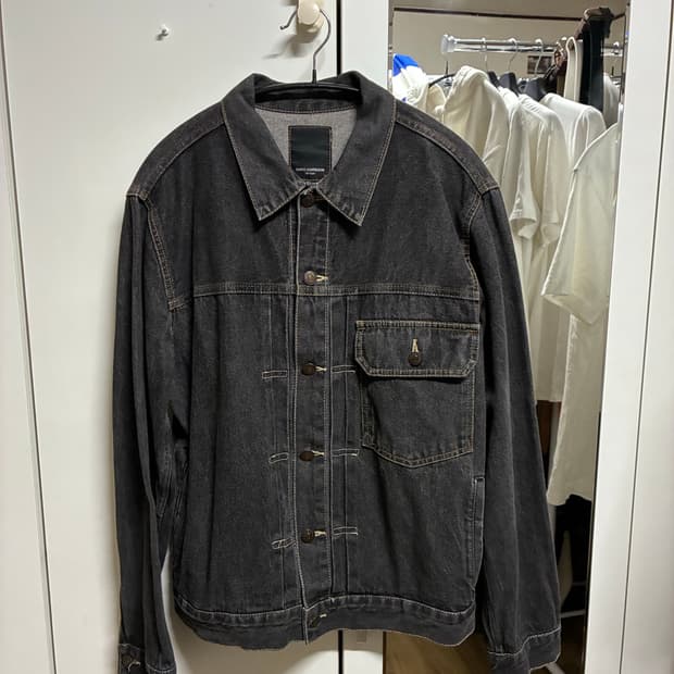 [상태 좋음] 데님 흑청 자켓 M/95