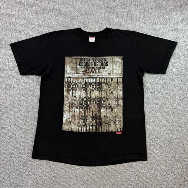 [정품] supreme 슈프림 x 마틴웡 펜테코스탈 반팔