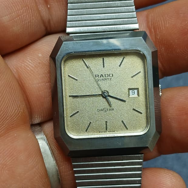 80s 빈티지 스위스 라도(RADO) 다이아스타 텅스텐  쿼츠 시계
