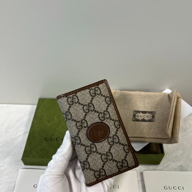 구찌 인터로킹 롱오거나이저 카드지갑