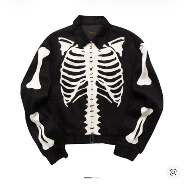 캐피탈 레이온 트윌 본 드리즐러 자켓 블랙