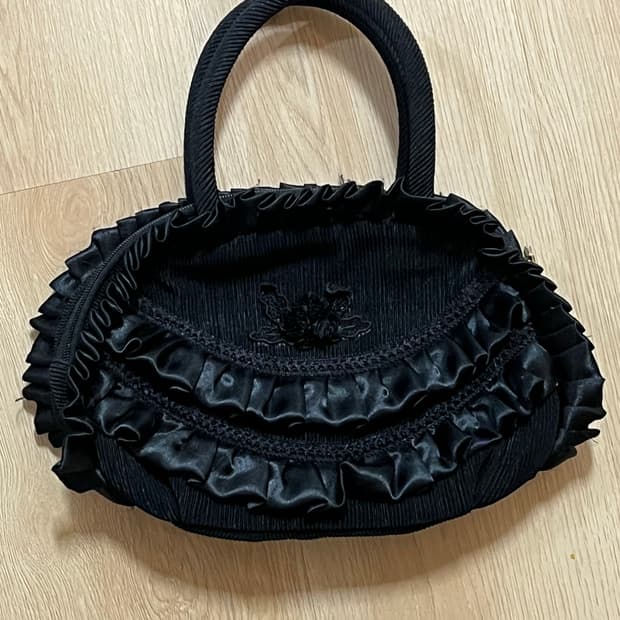 빈티지 블랙 미니백