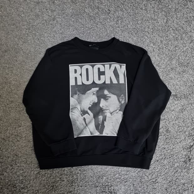 Zara 자라 rocky 록키 맨투맨 스웻셔츠 긴팔 영화 L 빈티지