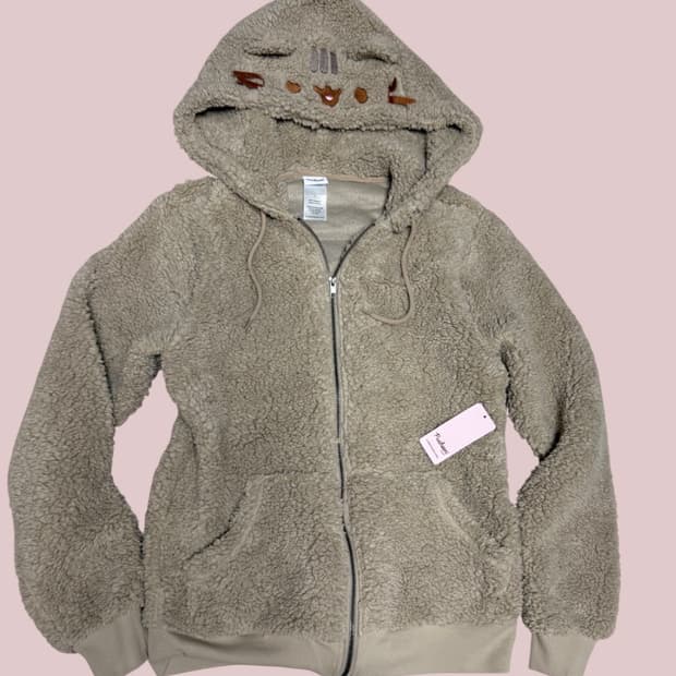 Pusheen 푸쉰 라운지 플리스 후드집업