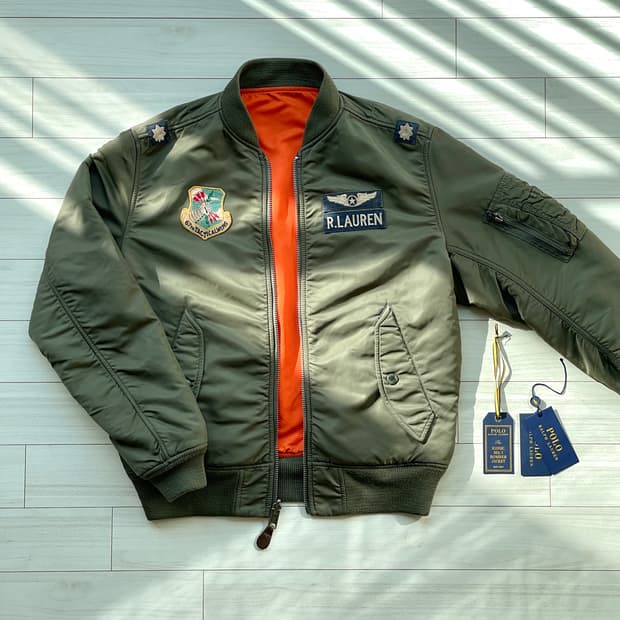 폴로 랄프로렌 아이코닉 MA-1 봄버 자켓