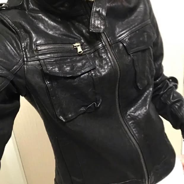 리얼가죽 라이더자켓 (피조물빈티지파우닝133큐빈티지shop501)