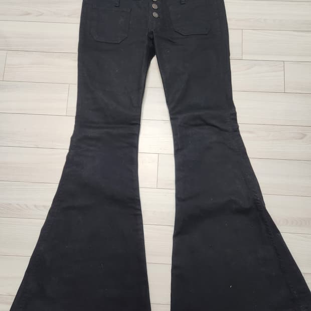 deedee flared black jeans