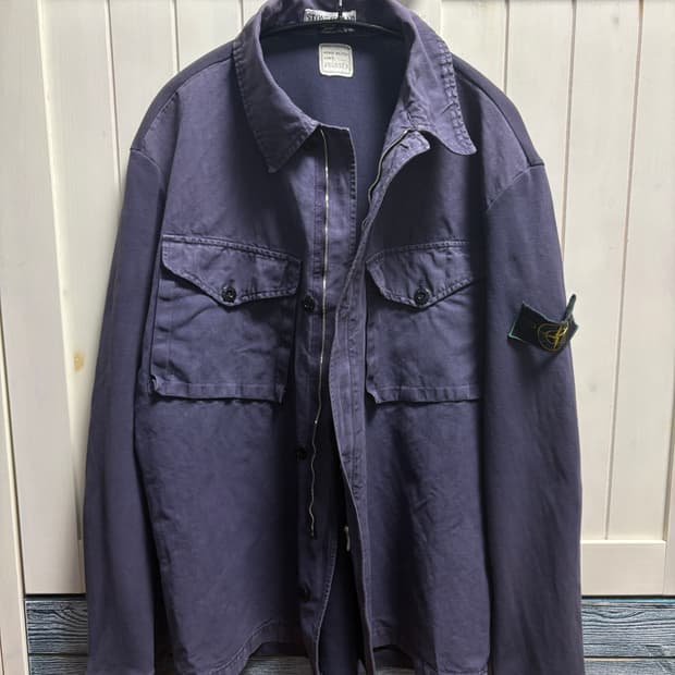 97년도 스톤아일랜드 셔츠 자켓 그린와펜 실측 m