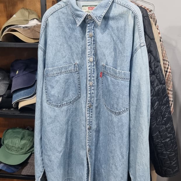 90s~00s) LEVIS 데님셔츠 105~110 컨디션10/7