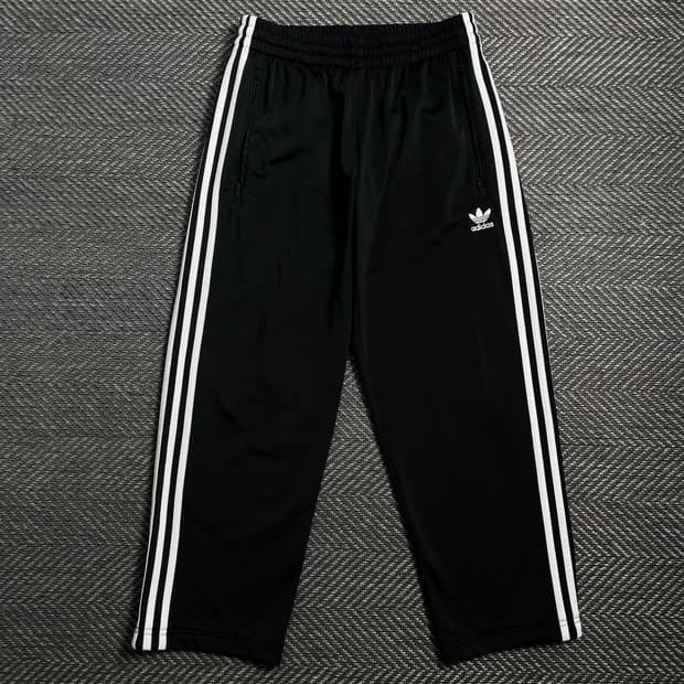 아디다스 파이어버드 트레포일 트랙 팬츠 블랙 o 4016