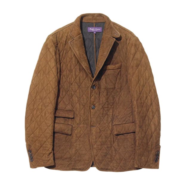 랄프로렌 퍼플라벨 램스킨 스웨이드 블레이저 자켓