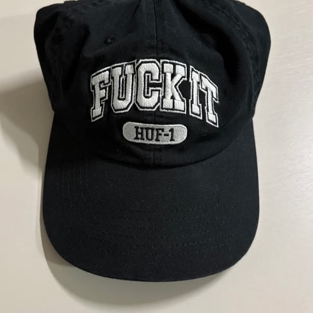 허프 huf FUCK IT 캡 모자