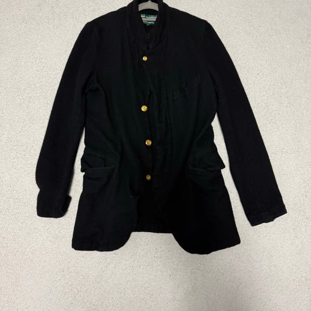 꼼데가르송 옴므 플러스 에버그린 축융 울 자켓