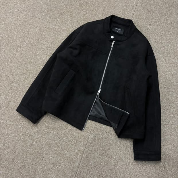  언더오프 스웨이드 헤링턴 자켓