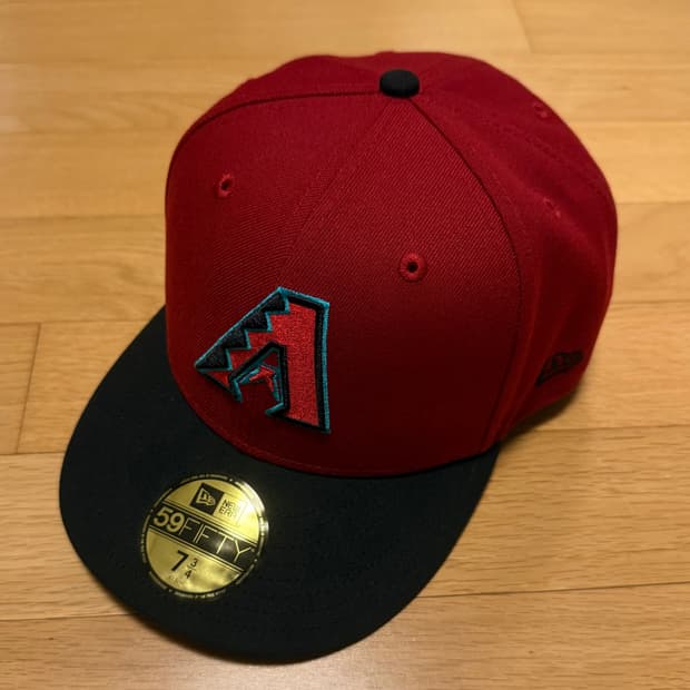 뉴에라 애리조나 다이아몬드백스 버건디 피티드캡 734