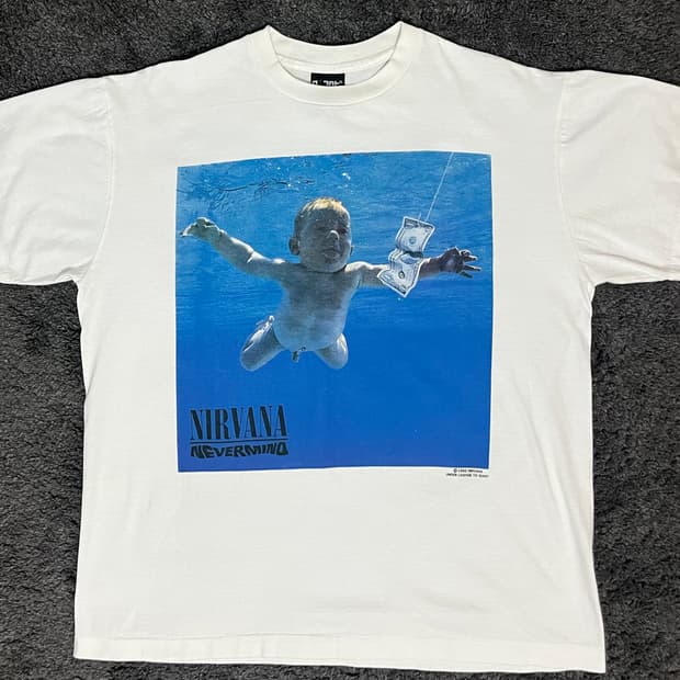 (rep) 빈티지 너바나 네버마인드 티셔츠