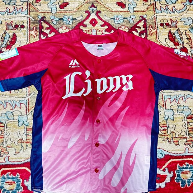 Majestic 라이온즈 재팬 야구 유니폼 타케쿠마