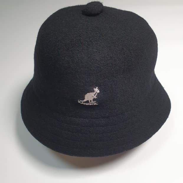 캉골 wool 블랙 버킷햇 모자 여성용