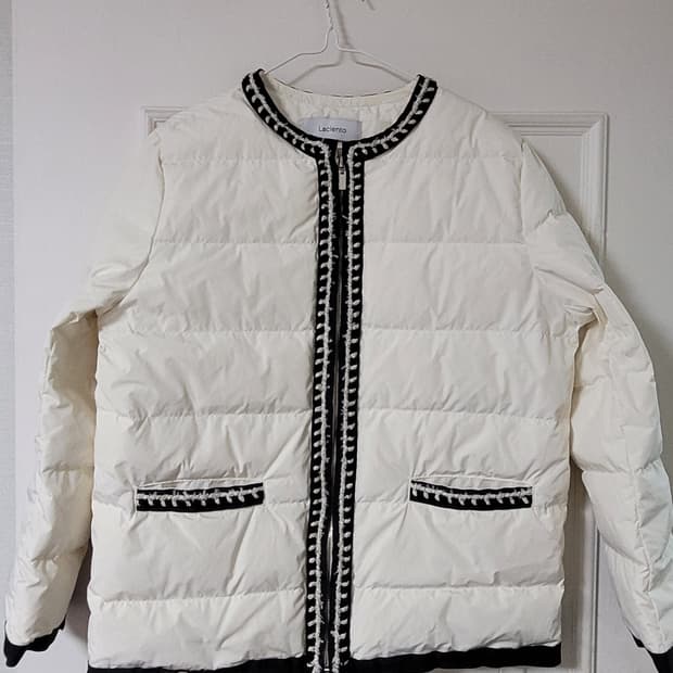 라씨엔토 구스 트위드패딩  점퍼