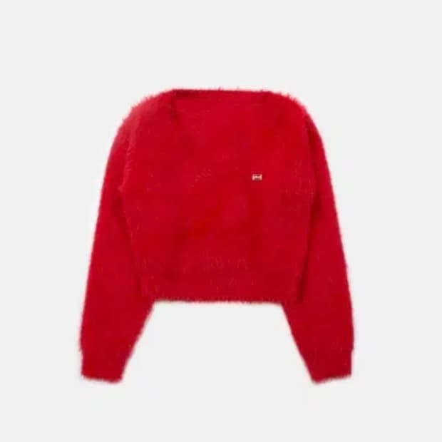  배드블러드 BS 모헤어 브이넥 스웨터