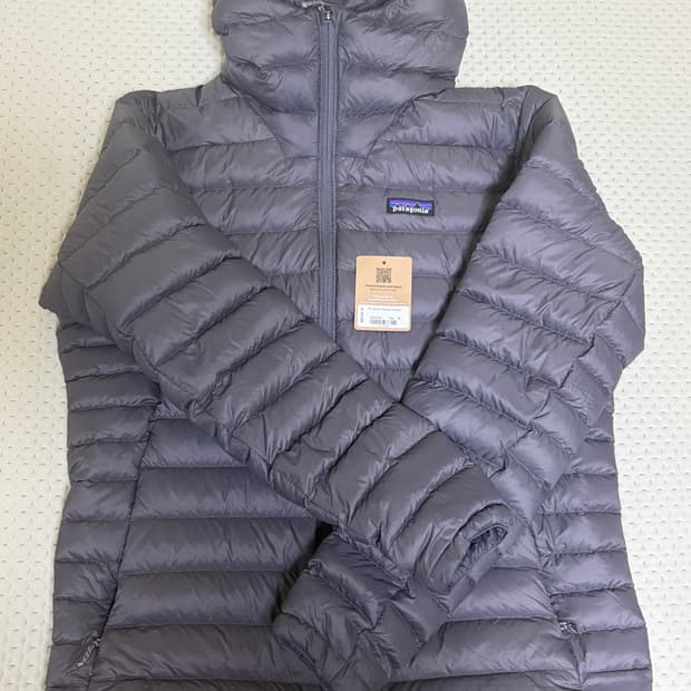 [M] 파타고니아 다운 스웨터 후디 포지 그레이