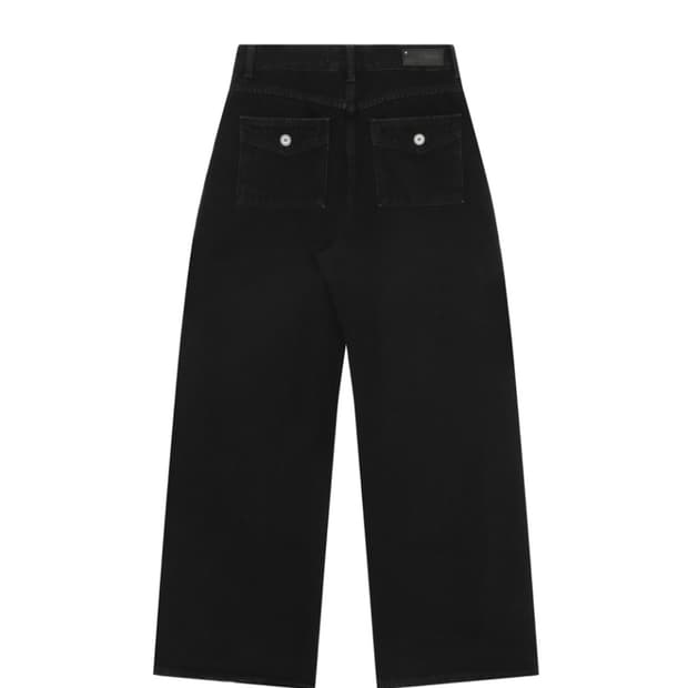 미세키서울 포켓 데님 와이드 팬츠